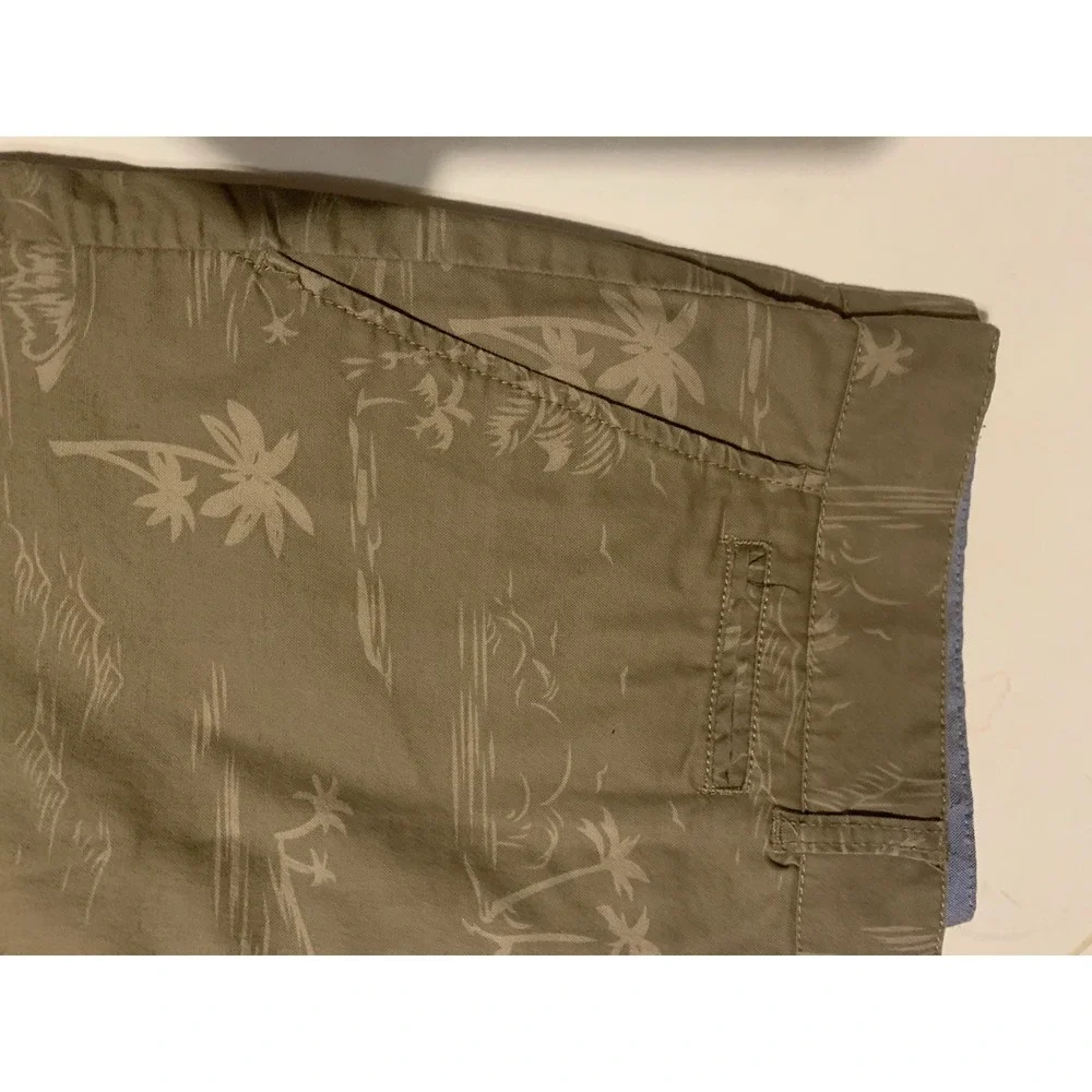 Five Four Mens Cargo Shorts Sz 31 Palm Tree‎ Pattern Brown